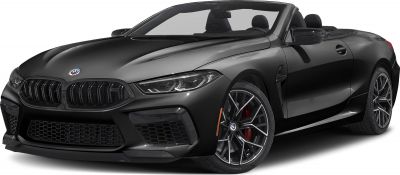 Front grille and alloy wheel with red brake caliper on a sporty convertible