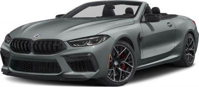 Close-up of front grille and alloy wheels on a sporty convertible