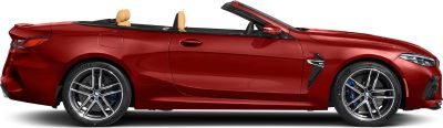 Convertible open-top profile with multi-spoke alloy wheels