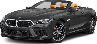 Front grille and alloy wheel of a black convertible luxury vehicle