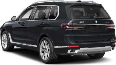 Luxury SUV rear side with sleek taillights and chrome accents