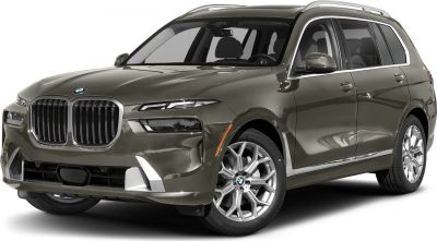 Front and side profile with LED headlights and large grille
