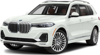 Large kidney grille with sleek headlights on a luxury SUV front.
