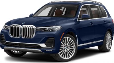 Large luxury SUV bold grille and sleek side profile