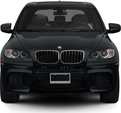 Front view focused on iconic kidney grille and headlights