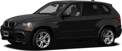 Black BMW SUV side profile with alloy wheels