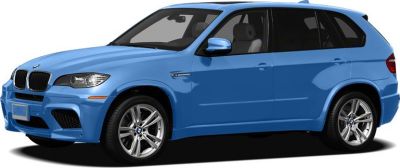 Blue high-performance SUV side profile with sporty wheels