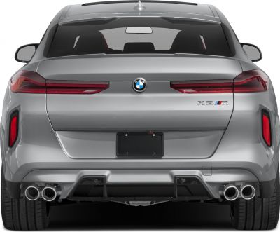 Rear view with quad exhaust and slim LED tail lights