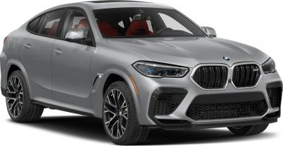 Sporty SUV front view with red interior seats and black alloy wheels