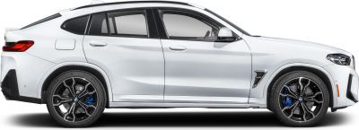 Side profile with black multi-spoke alloy wheels