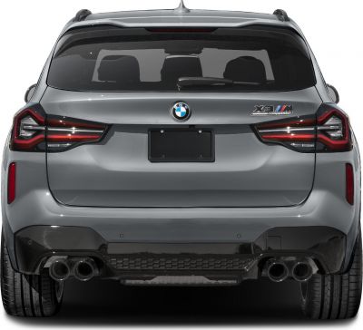 Sporty rear end with quad exhaust and bold rear lights