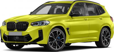 Aggressive front grille and sporty alloy wheels on yellow SUV
