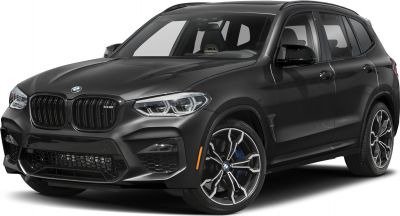 Front and side close-up view of sporty SUV with aggressive grille and alloy wheels
