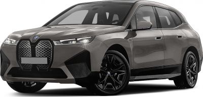 Large kidney grille and modern LED headlights on sleek SUV front.
