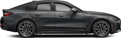 Sleek electric sedan side profile with modern alloy wheels