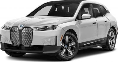 Futuristic front design with kidney grille and LED headlights