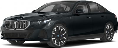 Front grille and alloy wheel design of a modern electric sedan