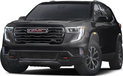 Front view with LED headlights and grille of a modern SUV