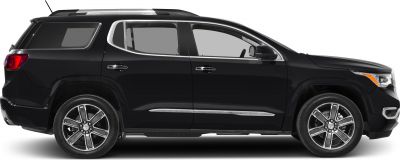 Side profile of SUV with alloy wheels and chrome details