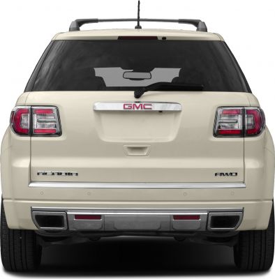 SUV rear with facelift taillights, rear wiper, and dual exhaust
