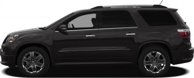 Side profile of an SUV with tinted windows and alloy wheels