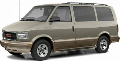 Side view of a minivan with tinted windows and roof rack