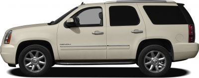 Side profile of full-size SUV with chrome door handles and alloy wheels