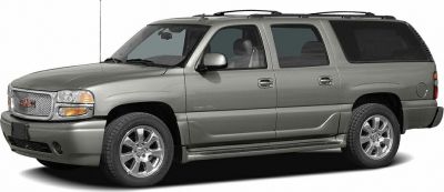 Side profile of a four-door SUV with extended cargo area and roof rails.
