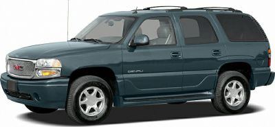 Full-size SUV with four doors, alloy wheels, and roof rack in side profile