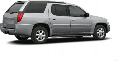 Side view of mid-size SUV with unique rear hatch and four doors