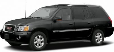 Black SUV side view with chrome trim and multi-spoke wheels