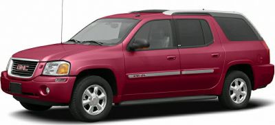 Side view of red five-door SUV with alloy wheels and roof rails