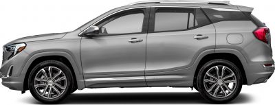 Side profile of SUV featuring distinct large alloy wheels and smooth door lines