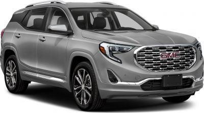 Chrome grille, LED headlights, alloy wheels on a modern SUV front and side view