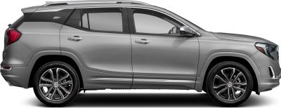 Side profile SUV with alloy wheels and chrome trim