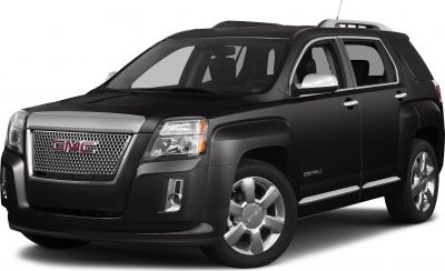 Front side view of an SUV with distinctive grille and alloy wheels