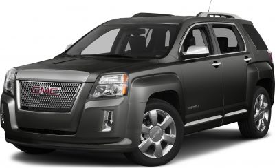 Front three-quarter view of SUV with chrome grille and alloy wheels.