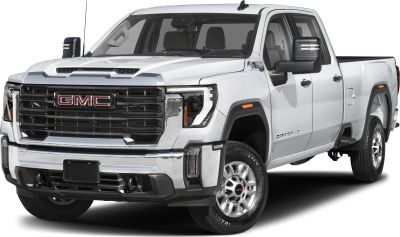 2024 GMC Sierra 2500HD V (GMTT1XX, facelift 2024) Regular Cab Long Bed 3/4 front-left view