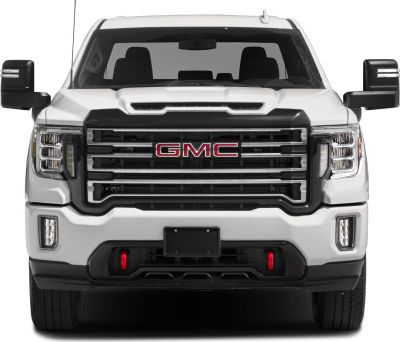 Front view with bold grille and LED headlights