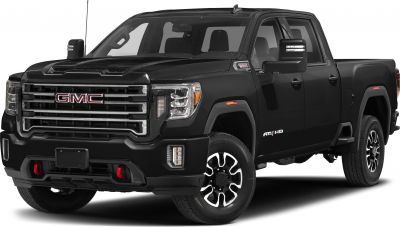 Heavy-duty pickup with robust front grille and dual rear doors