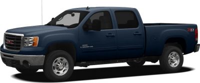 Extended cab pickup truck with long box and robust front grille