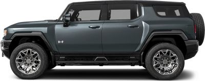 Side profile with off-road tires and boxy modern SUV design