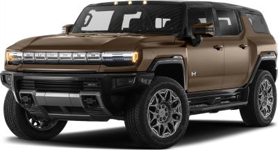 Front-left side view of electric SUV with rugged design and off-road tires