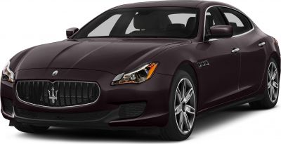 Front view showing distinctive grille and sleek headlights