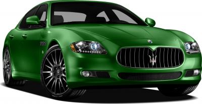 Close-up view of front grille, headlights, and alloy wheels.