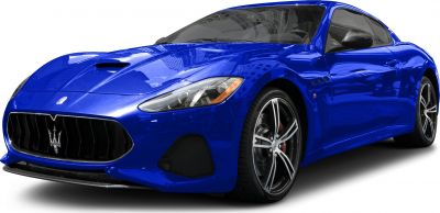 Front angled view with prominent grille and sporty alloy wheels