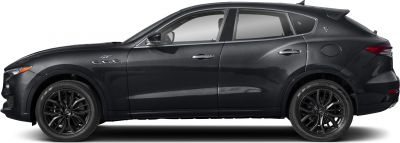Side profile of SUV with GT badge and black alloy wheels