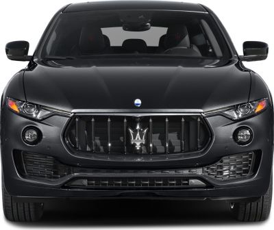 Front view with iconic grille and sleek headlights