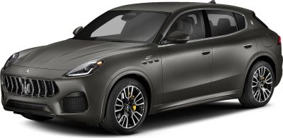 Sleek front grille and sporty alloy wheels of luxury SUV
