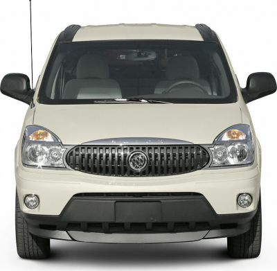 Front view with distinctive grille and headlights
